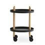 Normann Copenhagen - Blok zijtrolley Ø 45 cm, as / zwart