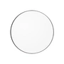 AYTM - Circum Wandspiegel medium, Ø 90 cm, zwart / helder