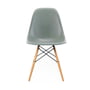 Vitra - Eames fiberglass side chair dsw, esdoorn geelachtig / eames zeeschuim groen (viltglijder wit)
