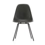 Vitra - Eames fiberglass side chair dsx, basic dark / eames olifantenhuid grijs (viltglijder basic dark)