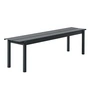 Muuto - Linear Steel Bank 170 cm, zwart