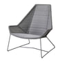 Cane-line - Breeze Hoge fauteuil (5469) Outdoor, lichtgrijs
