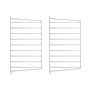 Outdoor String - Muurladder voor String plank 50 x 30 cm (set van 2), gegalvaniseerd