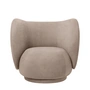 Rico Lounge Chair Ferm Living -, Bouclé zand