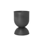 Ferm Living - Hourglass bloempot klein, Ø 31 x H 42,5 cm, zwart / donkergrijs