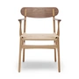 Carl Hansen - CH26 Fauteuil, eiken geolied / noten geolied / naturel