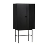 Woud - Array Highboard 80 cm, zwart