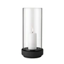 Stelton - Hurricane Windlicht, h 29 cm, zwart