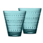 Iittala - Kastehelmi Drinkglas 30 cl, zeeblauw (set van 2)