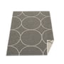 Pappelina - Boo omkeerbaar tapijt, 70 x 100 cm, houtskool / linnen