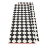 Pappelina - Marre omkeerbaar tapijt, 70 x 225 cm, zwart / vanille