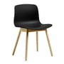 Hay - About A Chair AAC 12 , eiken gelakt / zwart 2. 0