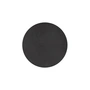 Lind DNA - Glazen onderzetter rond Ø 10 cm, Hippo zwart - Antraciet