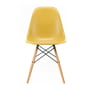 Vitra - Eames fiberglass side chair dsw, esdoorn geelachtig / eames okerlicht (viltglijder wit)