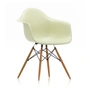 Vitra - Eames fiberglass fauteuil daw, essenhoning / eames perkament (viltglijders wit)