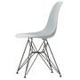 Vitra - Eames Plastic Side Chair DSR RE, basic donker / lichtgrijs (viltglijders basic donker)