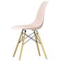 Vitra Eames Plastic Side Chair DSW - RE, esdoorn geelachtig / lichtroze (witte viltglijders)