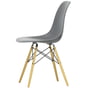 Vitra Eames Plastic Side Chair DSW - RE, geelachtig esdoorn / granietgrijs (viltglijders wit)