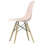 Vitra Eames Plastic Side Chair DSW - RE, honingkleurig essen / lichtroze (witte viltglijders)