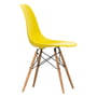 Vitra - Eames Plastic Side Chair DSW, essenhoning kleur / zonlicht (viltglijder wit)