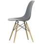 Vitra Eames Plastic Side Chair DSW - RE, honingkleurig essen / granietgrijs (viltglijders wit)