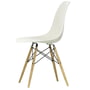 Vitra - Eames Plastic Side Chair DSW, essenhoning gekleurd / kiezelsteen (viltglijder wit)