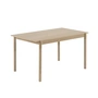 Muuto - Lineair houten eettafel 140 x 85 cm, eik, eik