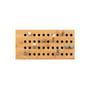 We Do Wood - Scoreboard Kapstok klein, horizontaal, natuurlijk bamboe