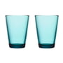 Iittala - Kartio Drinkglas 40 cl, zeeblauw (set van 2)