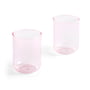Hay - Tint Drinkglas 300 ml, roze (set van 2)