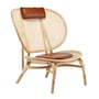 Norr11 - Nomad lounge stoel, natuur / cognac