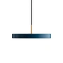 Umage - Asteria Mini LED hanglamp, messing / petrol