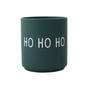 Design Letters AJ Favourite - Porseleinen mok, Ho Ho Ho / groen