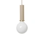Ferm Living - Contactdoos pendelarmatuur Hoog, beige
