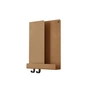 Muuto 9. - Gevouwen planken, 2 5 x 40 cm, verbrand oranje