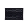 tica copenhagen - Dot Deurmat 40 x 60 cm, zwart/grijs