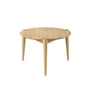 Fdb møbler - D102 søs salontafel ø 55 cm, eiken helder gelakt, d102 søs salontafel ø 55 cm, eiken blank gelakt.