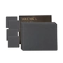 Lind DNA - Geschenkset Square L , Nupo antraciet (4 placemats + 4 glazen onderzetters)
