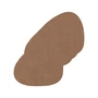 Lind DNA - Glasuntersetzer Curve , Nupo bruin (set van 4)