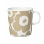 Marimekko - Oiva Unikko Mok met handvat 400 ml, wit / beige
