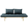 Karup Design - Pace Daybed, natuurlijk grenen / petrolblauw