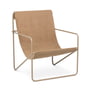 ferm Living - Desert Lounge Chair, cashmere / vast