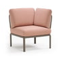 Nardi - Komodo Modulaire sofa hoekelement, tortora / roze quarzo