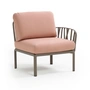 Nardi - Komodo Modulaire sofa bijzetelement, tortora / roze quarzo