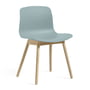 Hay - About A Chair AAC 12 , eiken gezeept / stoffig blauw 2. 0