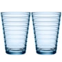 Iittala - Aino Aalto longdrinkglas 33 cl, aqua (set van 2)