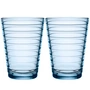 Iittala - Aino Aalto Longdrinkglas 33 cl, aqua (set van 2)