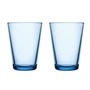 Iittala - Kartio Drinkglas 40 cl, aqua (set van 2)