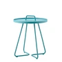 Cane-line - On-the-move Bijzettafel Outdoor, Ø 44 x H 52 cm, aqua
