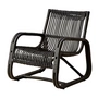 Cane-line - Curve Lounge chair Binnenshuis, zwart